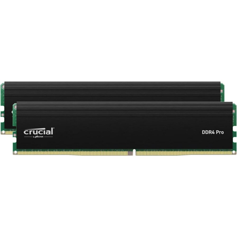 63c49363ba0f693571a385a7ab20bc8ee09546e015b6b5e49317c08fb2666adc Crucial Pro 32GB DDR4/3200 (2x32GB) DIMM - Afbeelding 1