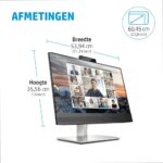HP E24m G4 Zilver met Zwart - Afbeelding 4