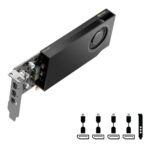 PNY RTX A400 4GB incl. Adapter - Afbeelding 2