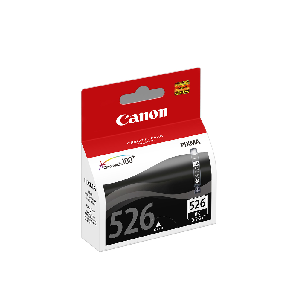 1671620773 Canon CLI-526BK Zwart 9,0ml - Afbeelding 1