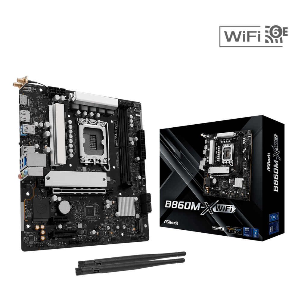 1737991708 ASRock B860M-X WIFI - Afbeelding 1