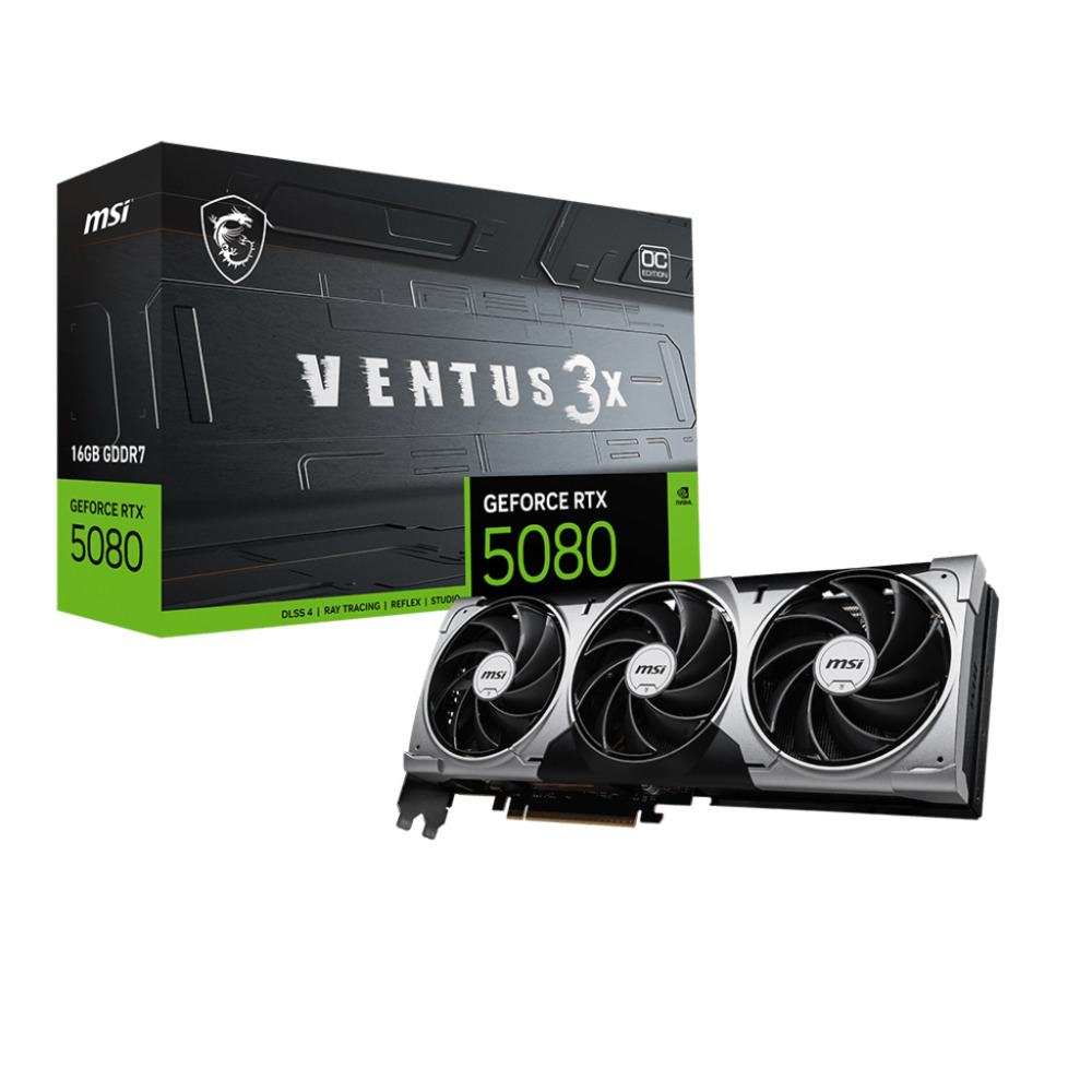 1738943771 MSI GeForce RTX 5080 16G VENTUS 3X OC - Afbeelding 1