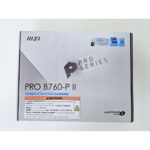 MSI MSI 1700 B760-P II PRO - DDR5/2xM.2/DP/HDMI/ATX