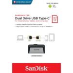 Sandisk Ultra Dual Drive USB Type-C 32GB Zilver - Afbeelding 2
