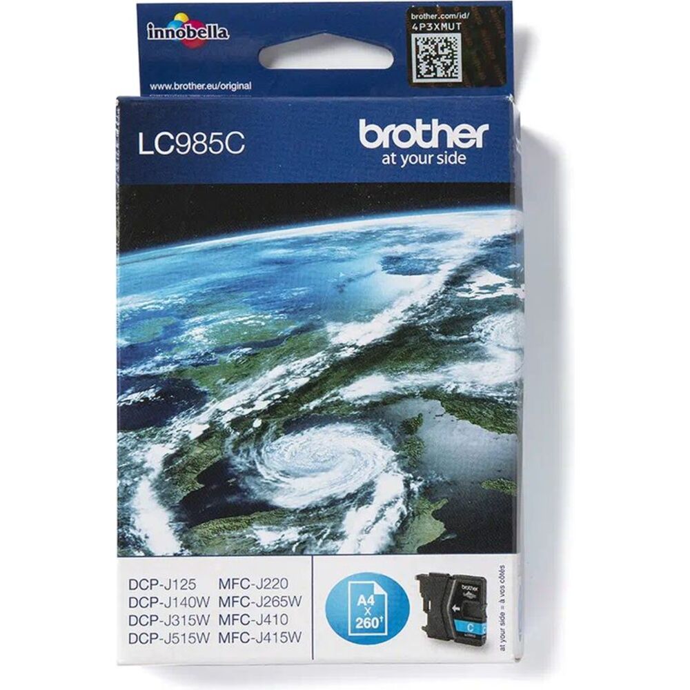 45042_brother-lc-985c-inktcartridge-cyaan Brother LC-985C Cyaan 4,0ml - Afbeelding 1