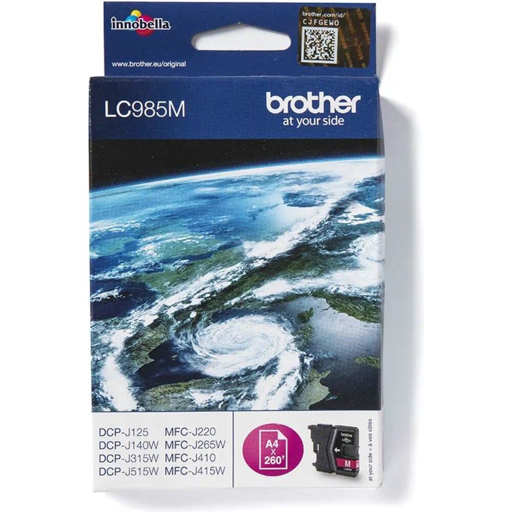 45043_brother-lc-985m-inktcartridge-magenta Brother LC-985M Magenta 4,0ml - Afbeelding 1