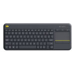 Logitech Wireless Touch K400 Plus (NL) Zwart