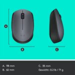 Logitech Wireless Mouse M170 Grijs - Afbeelding 2