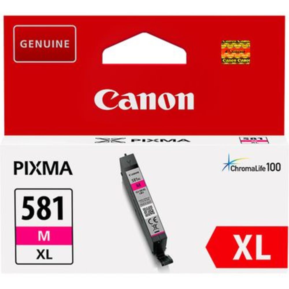 55630_canon-cli-581xl-m-inktcartridge-magenta-hoge-capaciteit Canon CLI-581XL Magenta 8,3ml - Afbeelding 1