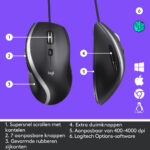 Logitech Advanced Corded M500s - Afbeelding 5
