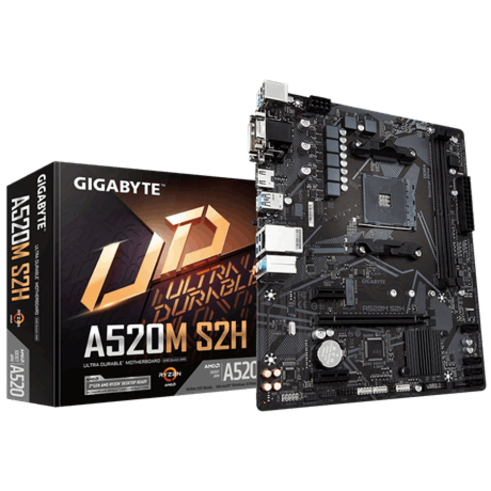63475_1 Gigabyte A520M S2H - DDR4 - Afbeelding 1