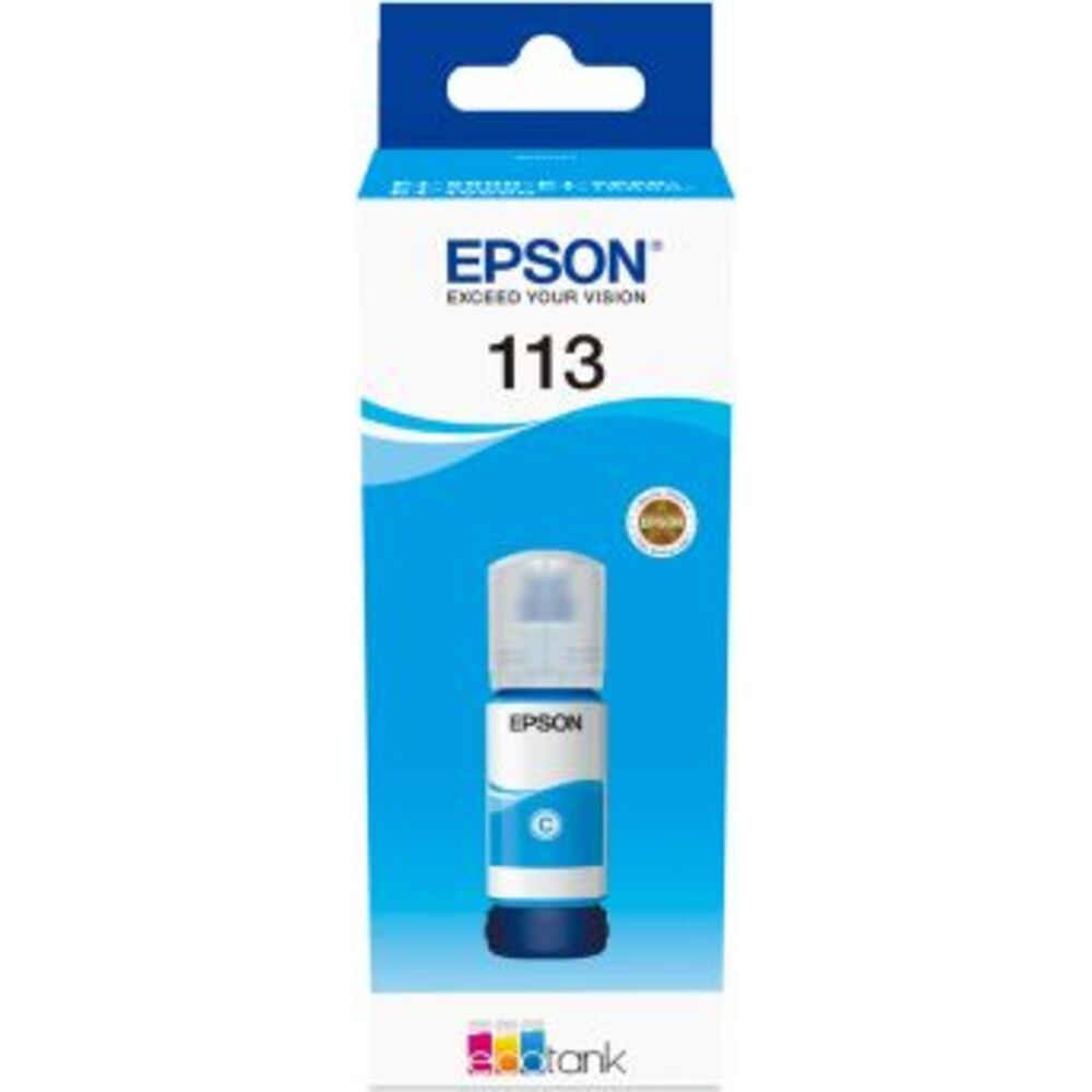 64623_epson-113-c13t06b240-inktcartridge-cyaan Epson 113 EcoTank Inktfles Cyaan 70,0ml - Afbeelding 1