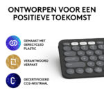 Logitech DT Logitech Pebble Keys 2 K380s Graphite Bluetooth - Afbeelding 5
