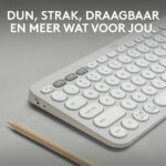 Logitech DT Logitech Pebble Keys 2 K380s Wit Bluetooth - Afbeelding 12