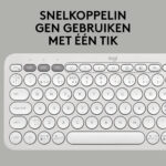 Logitech DT Logitech Pebble Keys 2 K380s Wit Bluetooth - Afbeelding 14