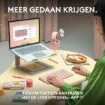 Logitech DT Logitech Pebble Keys 2 K380s Wit Bluetooth - Afbeelding 8