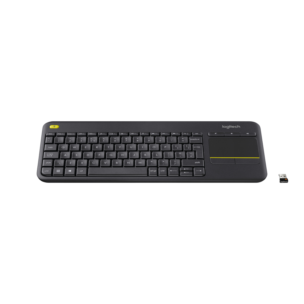 67006_1 Logitech FR KB Logitech K400 Touch Plus Wireless (Franse layout) - Afbeelding 1