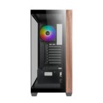 Azza Case Azza Neptun Midi Tower RGB Zwart, Hout - Afbeelding 4