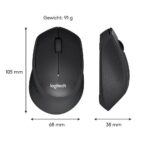 Logitech M330 Silent Plus Zwart - Afbeelding 2
