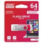 Goodram Flashdrive Twister 64GB USB3.0 Rood - Afbeelding 2