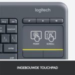 Logitech Wireless Touch K400 Plus (NL) Zwart - Afbeelding 6