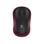 Logitech Wireless Mouse M185 Rood/Zwart