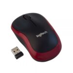 Logitech M185 Rood/Zwart - Afbeelding 3