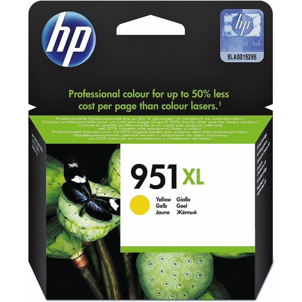 44675_hp-951xl-cn048ae-inktcartridge-geel-hoge-capaciteit HP 951XL Geel 17ml - Afbeelding 1