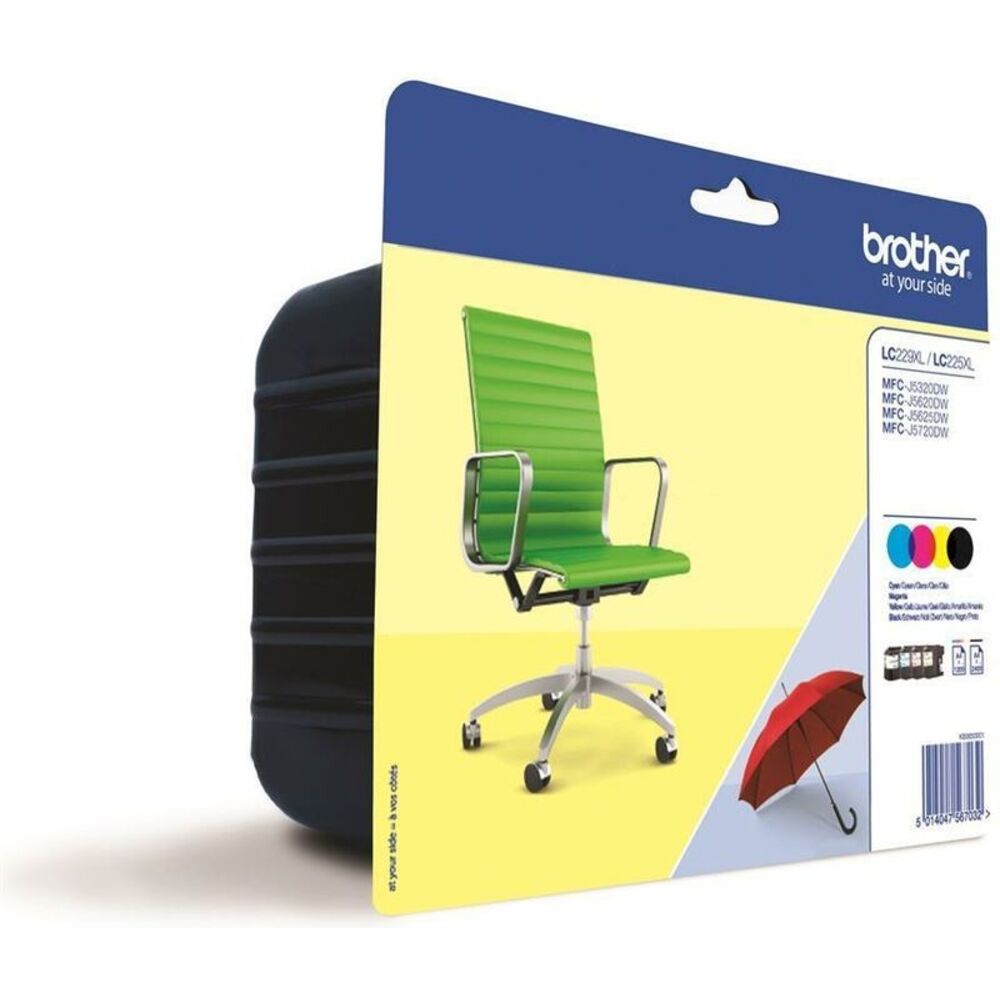 52141_brother-lc-229xlvalbp-inktcartridge-4-kleuren-multipack-extra-hoge-capaciteit Brother LC-229XL Combipack 78,0ml - Afbeelding 1