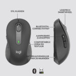 Logitech Signature M650 Large Grafiet Draadloze Muis - Afbeelding 2