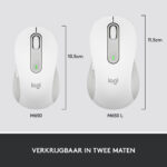 Logitech Signature M650 Large Rechtshandig Wit - Afbeelding 2