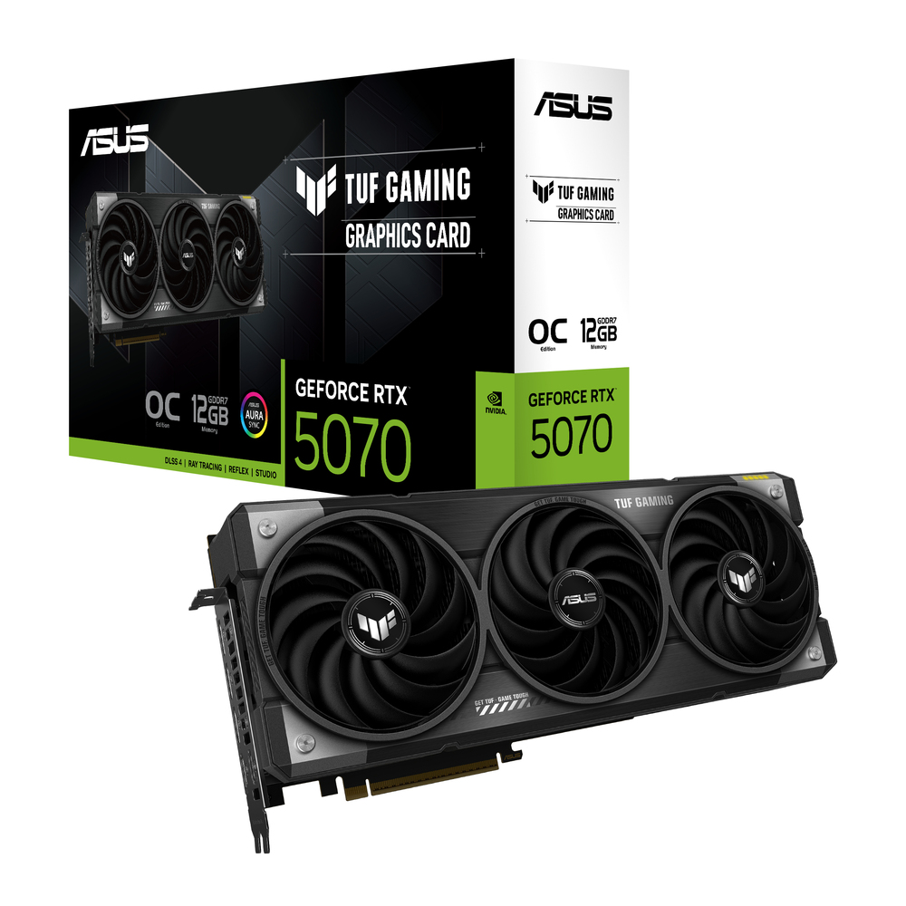 67813_10 Asus TUF Gaming GeForce RTX 5070 12GB GDDR7 OC Edition - Afbeelding 1