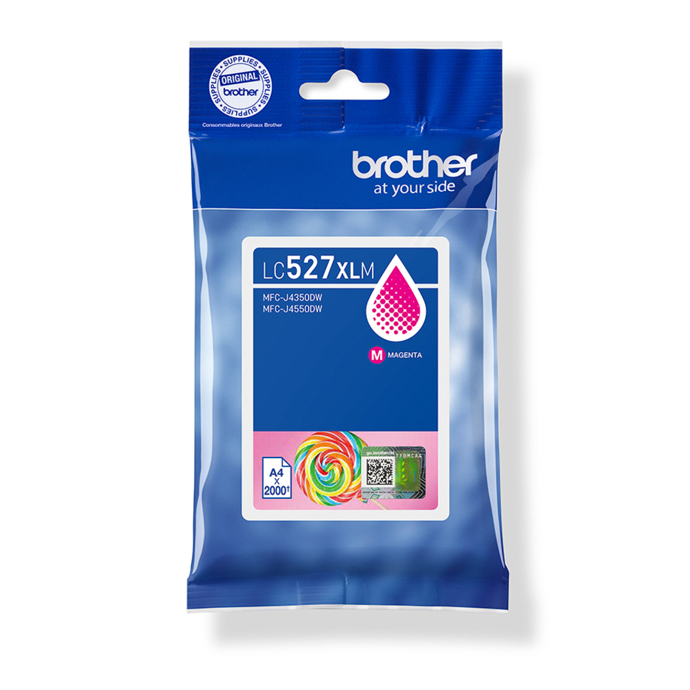 69146_1 Brother LC-527XLM Magenta 2.000 pagina`s - Afbeelding 1