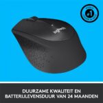 Logitech M330 Silent Plus Zwart - Afbeelding 5