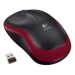Logitech Wireless Mouse M185 Rood/Zwart - Afbeelding 2