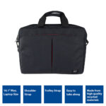 ACT City schoudertas 16.1 inch Zwart AC8505 - Afbeelding 4