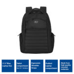 ACT Notebook rugzak 17.3 inch Zwart AC8535 - Afbeelding 4