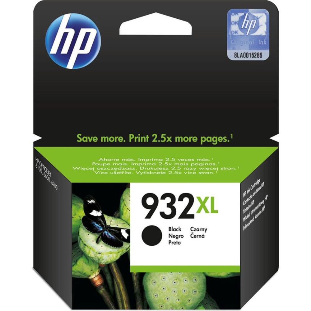 CN053AE_hp-932xl-cn053ae-inktcartridge-zwart-hoge-capaciteit HP 932XL Zwart - Afbeelding 1