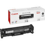 Canon 718BK Zwart 3.400 pagina`s