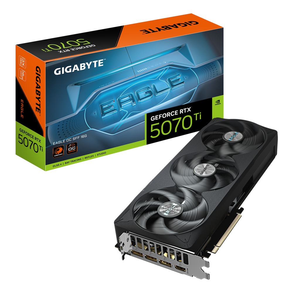 67847_1 Gigabyte GeForce RTX 5070 Ti EAGLE OC SFF 16G - Afbeelding 1