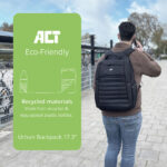 ACT Notebook rugzak 17.3 inch Zwart AC8535 - Afbeelding 2
