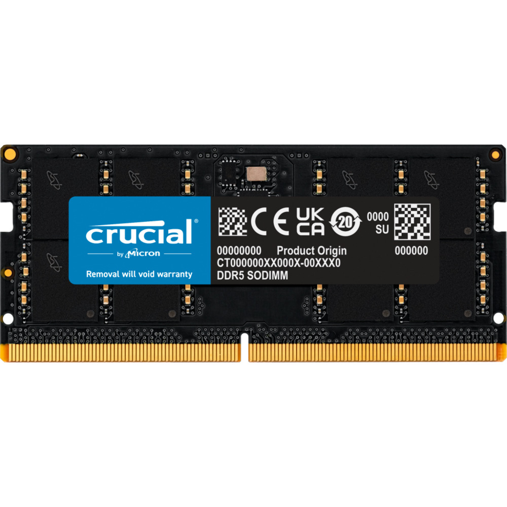 1709287869 Crucial 16GB DDR5/5600 SODIMM - Afbeelding 1
