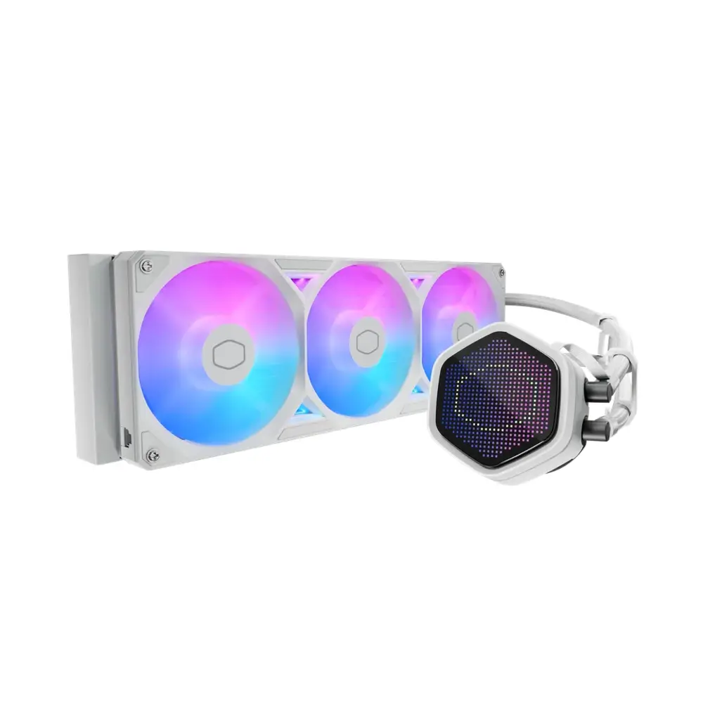 1760523599 Cooler Master MasterLiquid Atmos II Pixel LED 360 Wit - Afbeelding 1