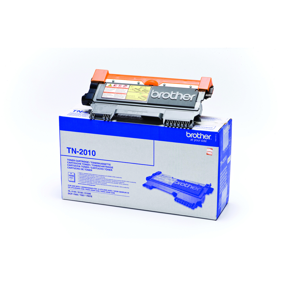 42098_1 Brother TN-2010 Zwart 1.000 pagina`s - Afbeelding 1