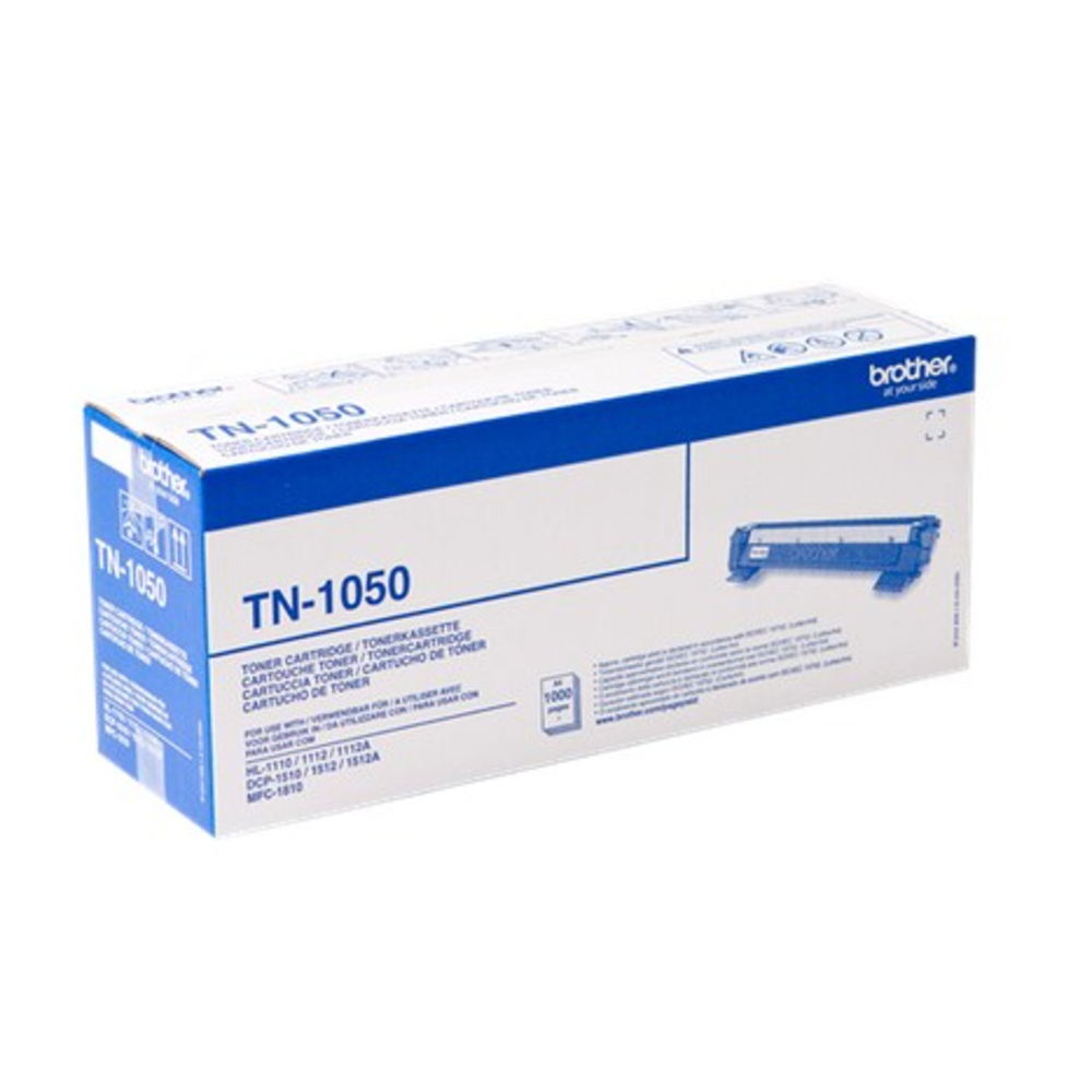 48909_1 Brother TN-1050 Zwart 1.000 pagina`s - Afbeelding 1