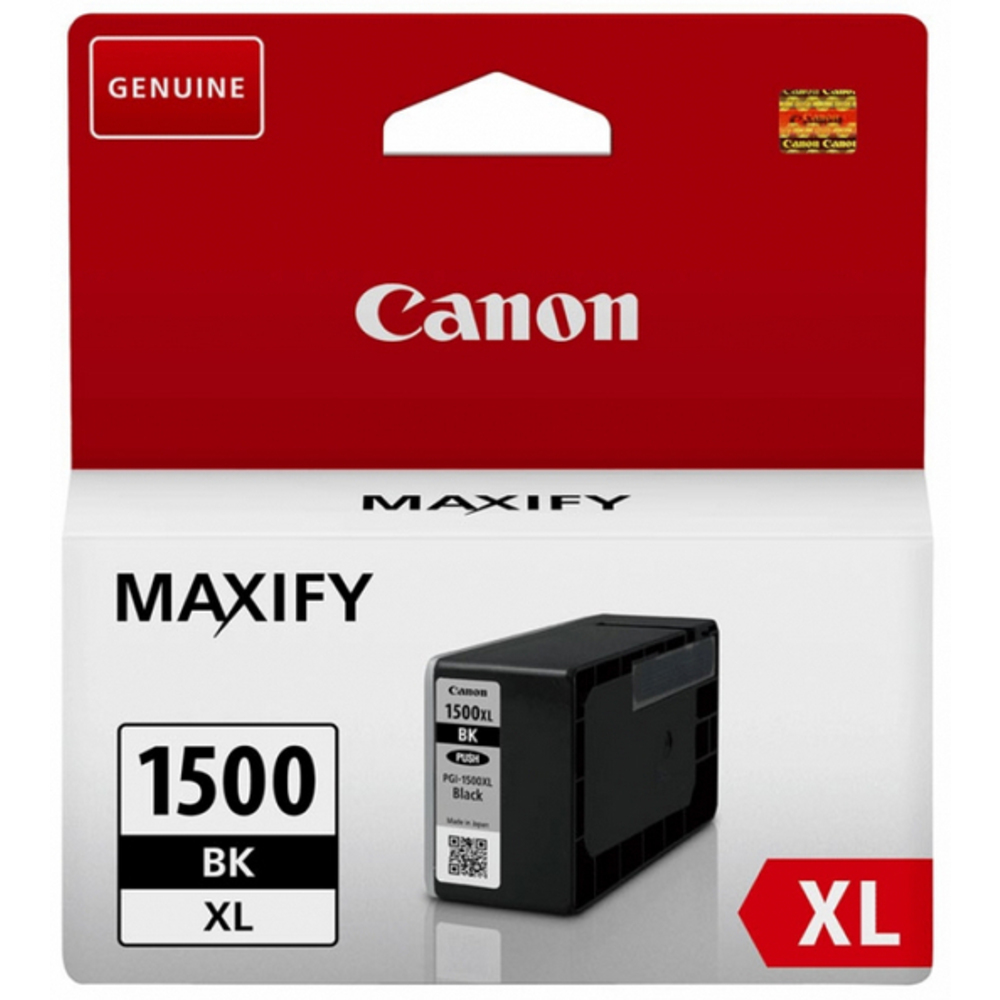 50348_1 Canon PGI-1500XL BK Zwart 34,7ml - Afbeelding 1