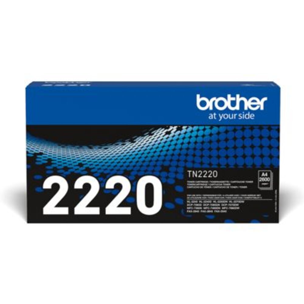 50917_brother-tn-2220-toner-zwart-hoge-capaciteit Brother TN-2220 Zwart 2.600 pagina`s - Afbeelding 1