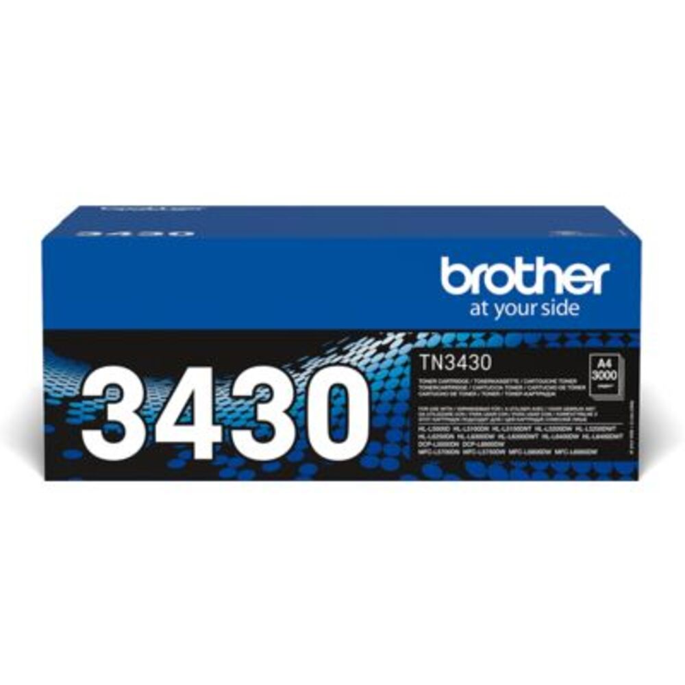 54329_brother-tn-3430-toner-zwart Brother TN-3430 Zwart 3.000 pagina`s - Afbeelding 1