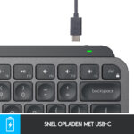 Logitech MX Keys Mini, Qwerty US, Grafiet - Afbeelding 4