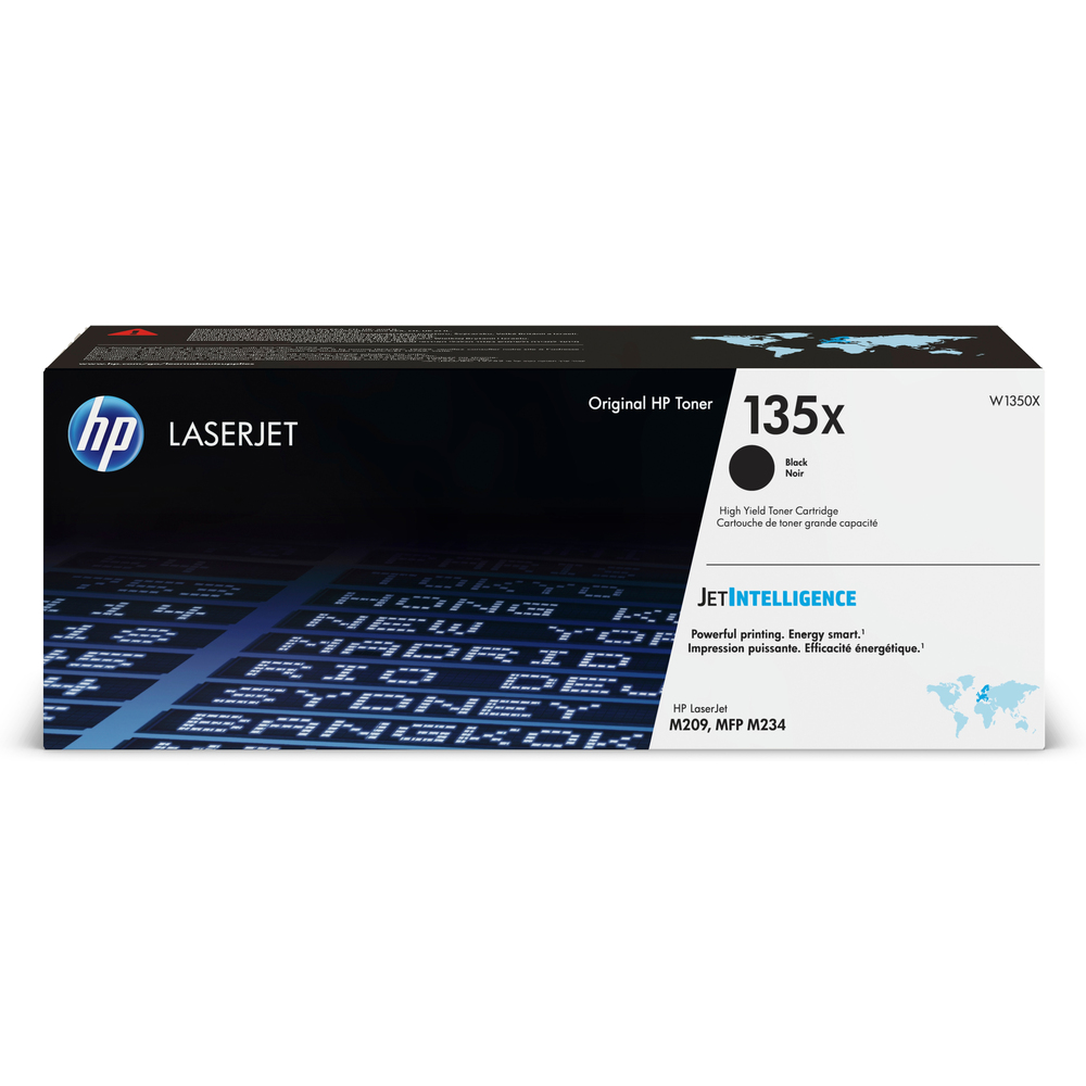 61884_1 HP 135X Zwart 2.400 pagina`s - Afbeelding 1